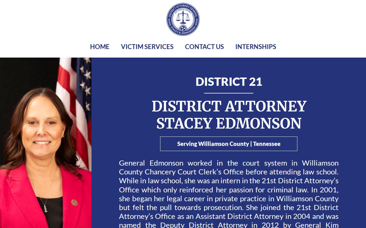 Williamson County criminal court cases District Attorney office