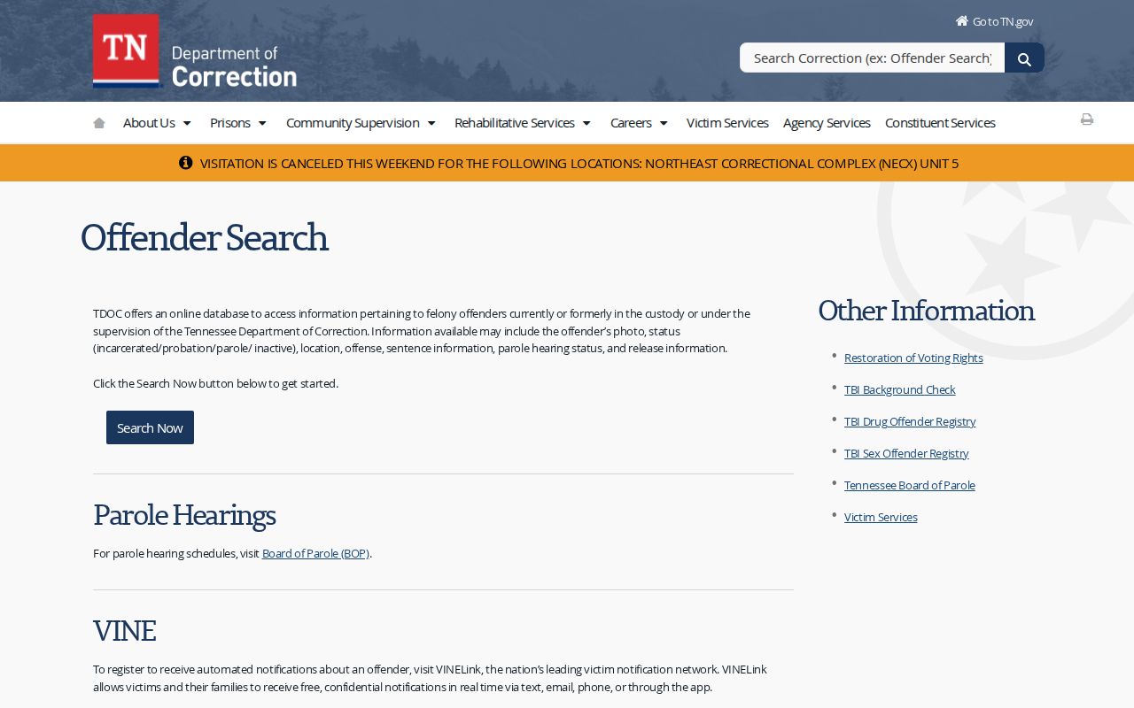 Williamson County criminal history FOIL coverage explanation